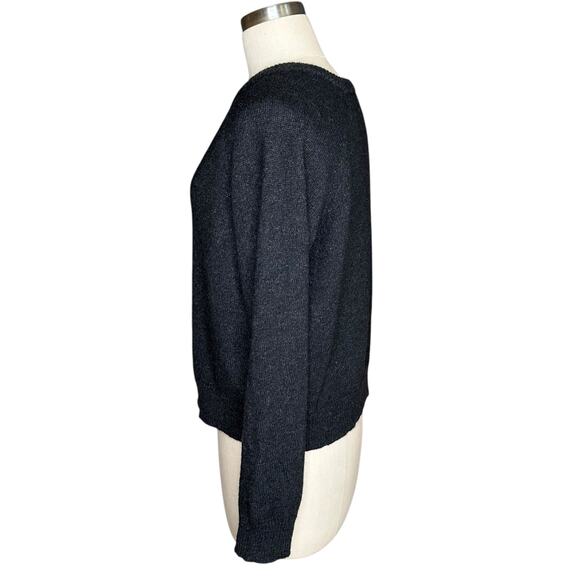 COMMUNITY ARITZIA Dark Grey Alpaca Keldon Crew Neck Pullover Sweater Women's Med - Picture 2 of 6